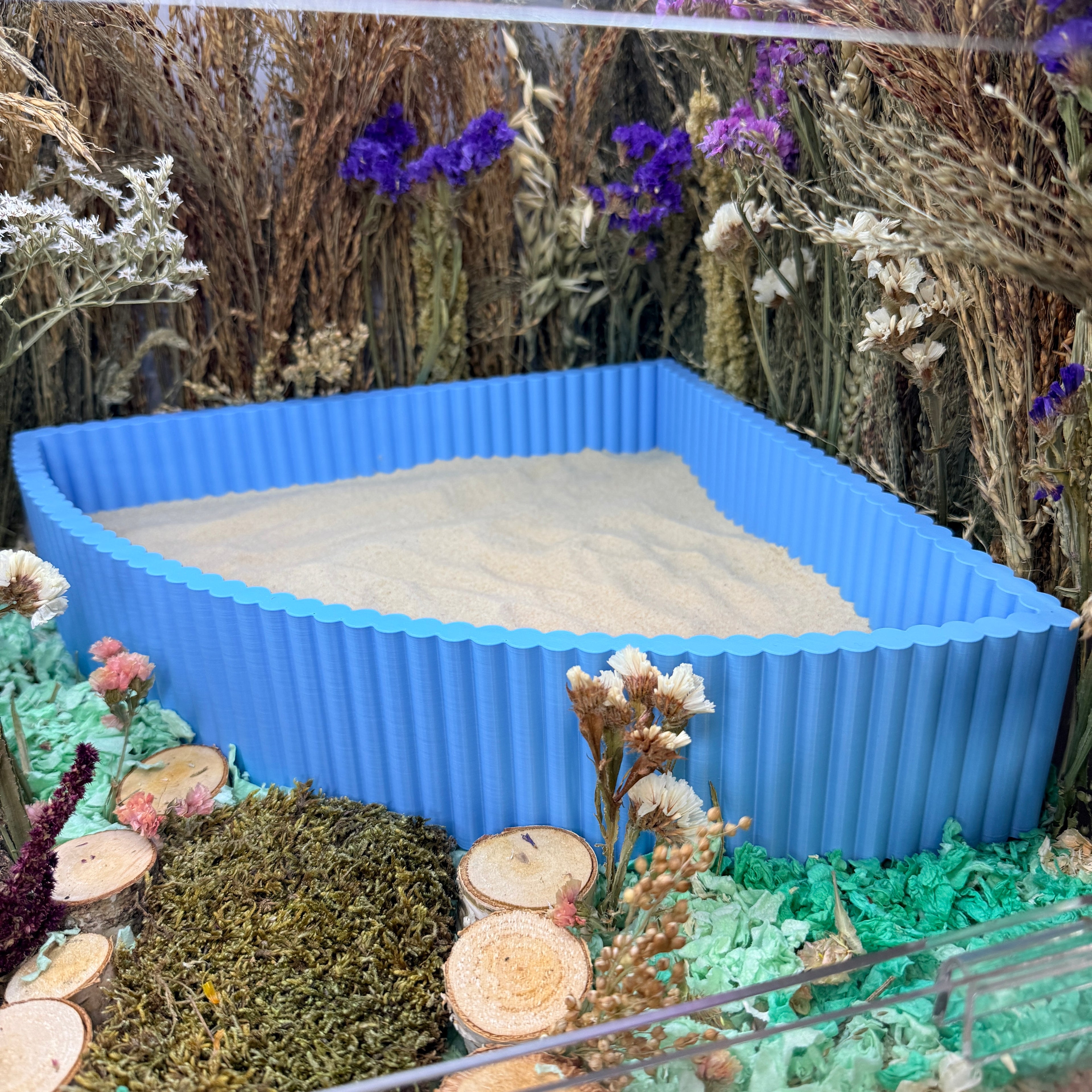 Corner Sand Bath for Hamsters