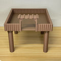 Rectangle Platform with Fence RoseLark Pet Products