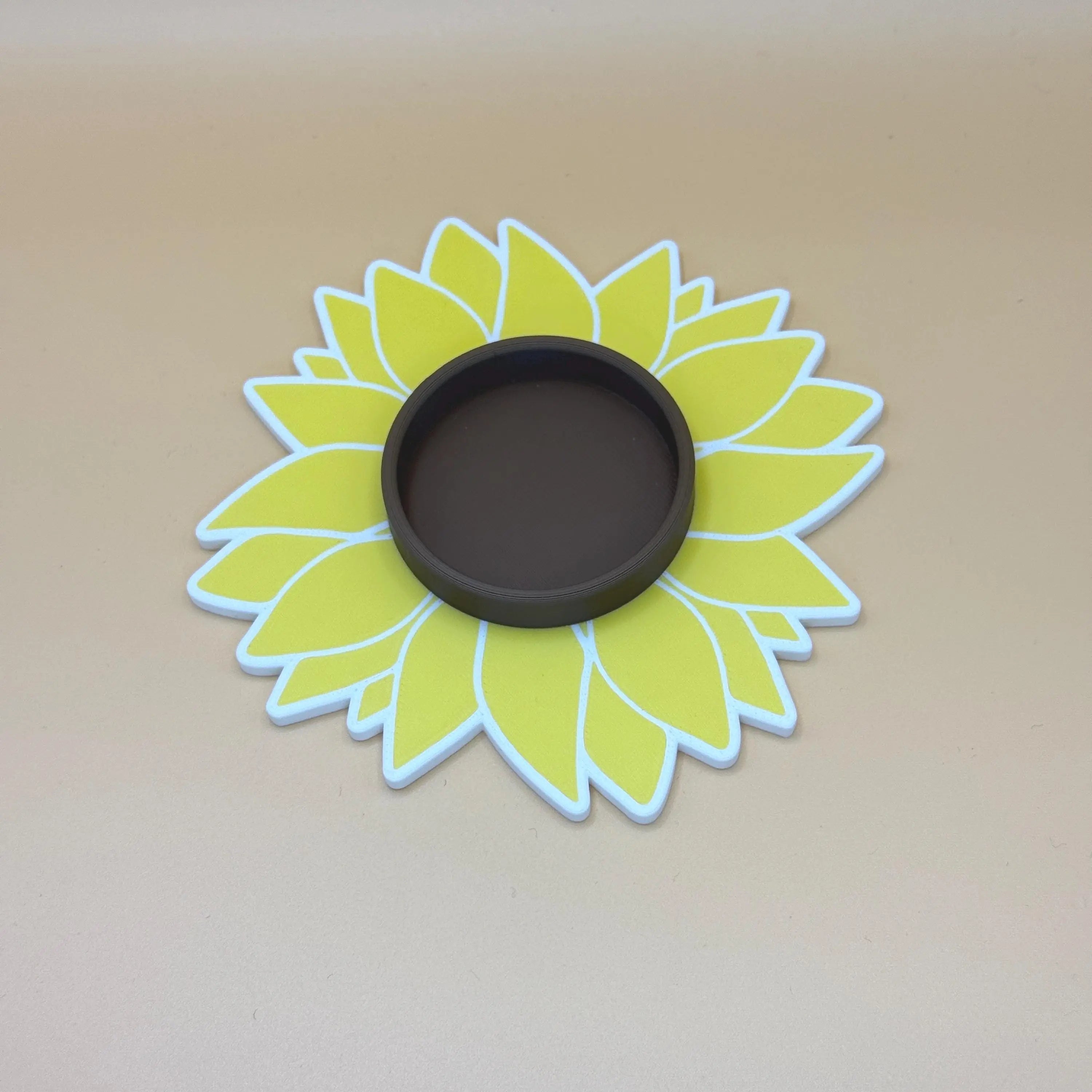 Sunflower Water bowl holder/Food Bowl RoseLark Pet Products