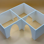 Sunflower 3 room Multi-Chamber Hide RoseLark Pet Products