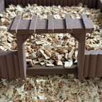 Rectangle Platform with Fence RoseLark Pet Products