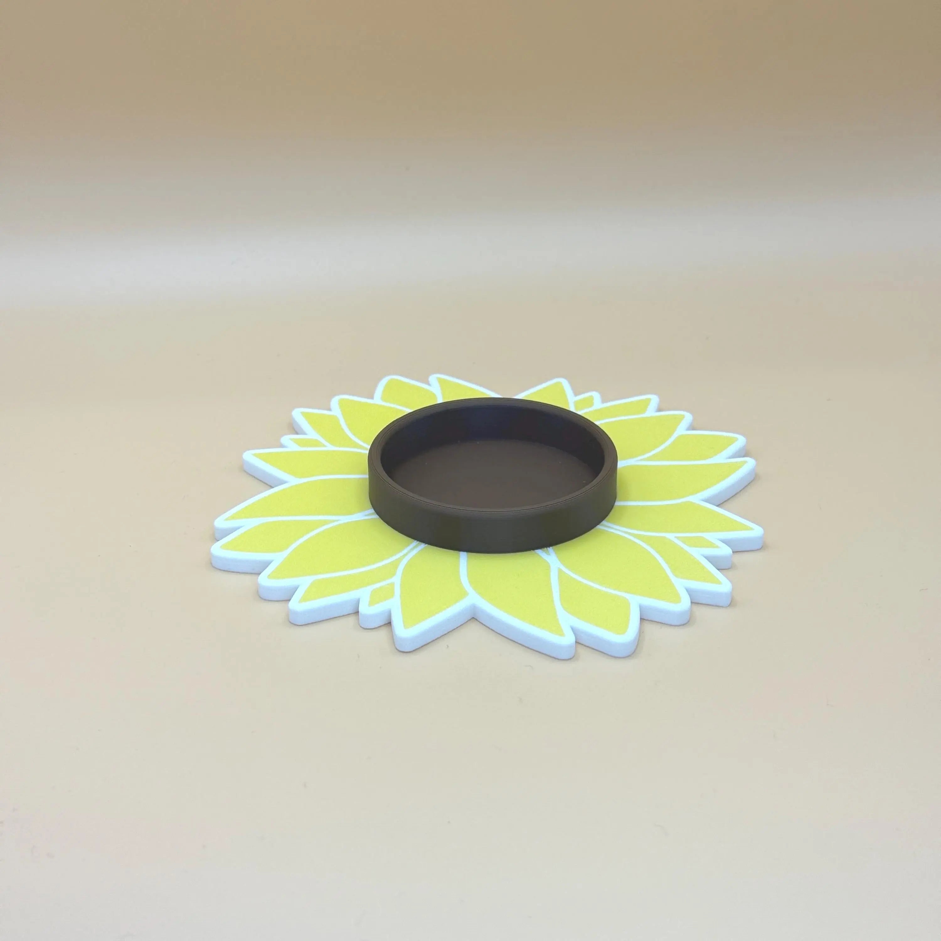 Sunflower Water bowl holder/Food Bowl RoseLark Pet Products