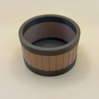 Barrel Water bowl holder/Food Bowl RoseLark Pet Products