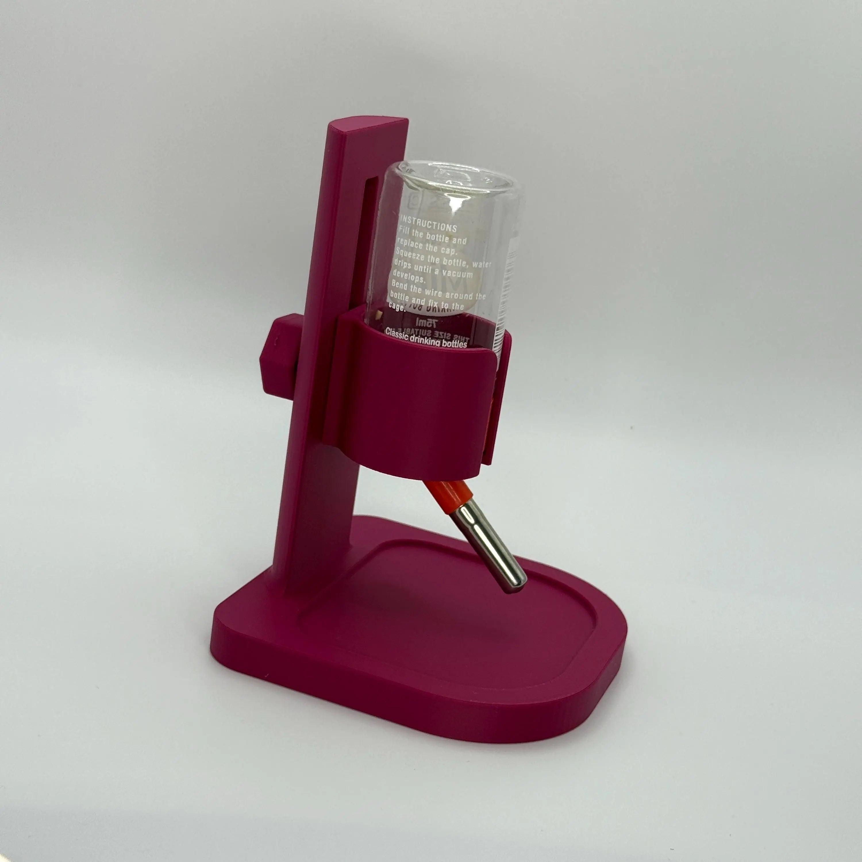 Adjustable Height Free Standing Pet Water Bottle Holder RoseLark Pet Products