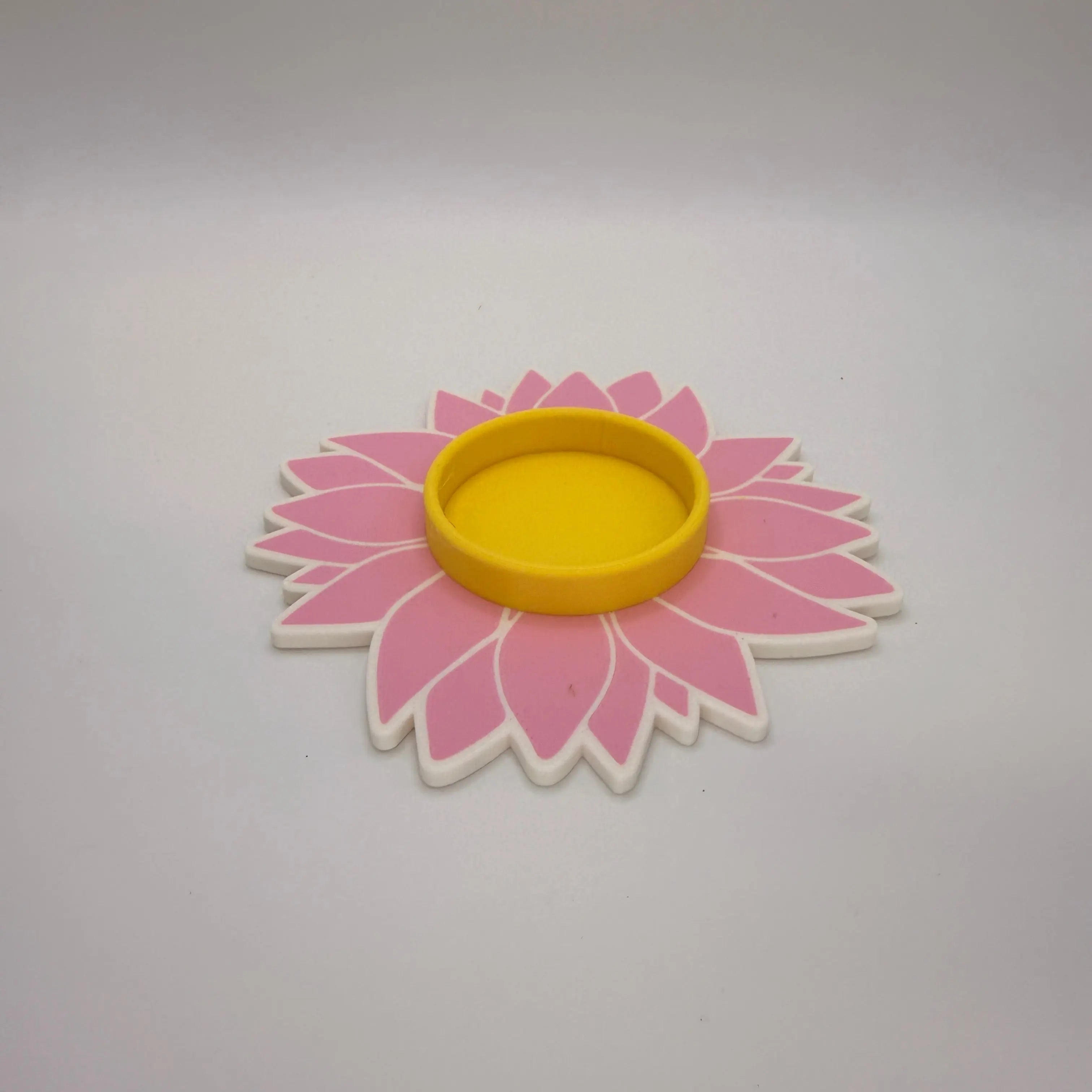 Sunflower Water bowl holder/Food Bowl RoseLark Pet Products