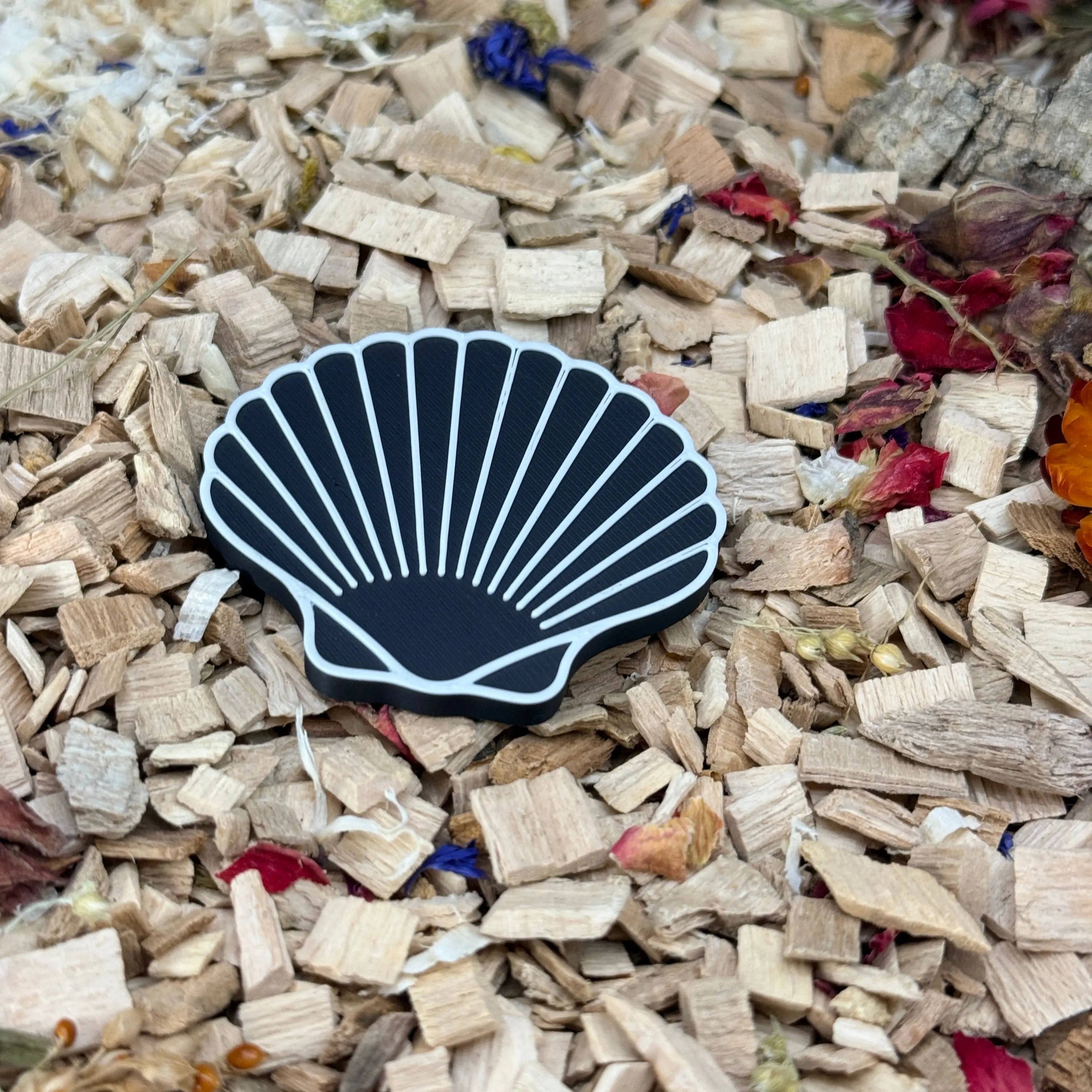 Seashell Stepping Stones – Enclosure Decoration (Set of 3) RoseLark Pet Products