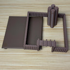 Rectangle Platform with Fence RoseLark Pet Products