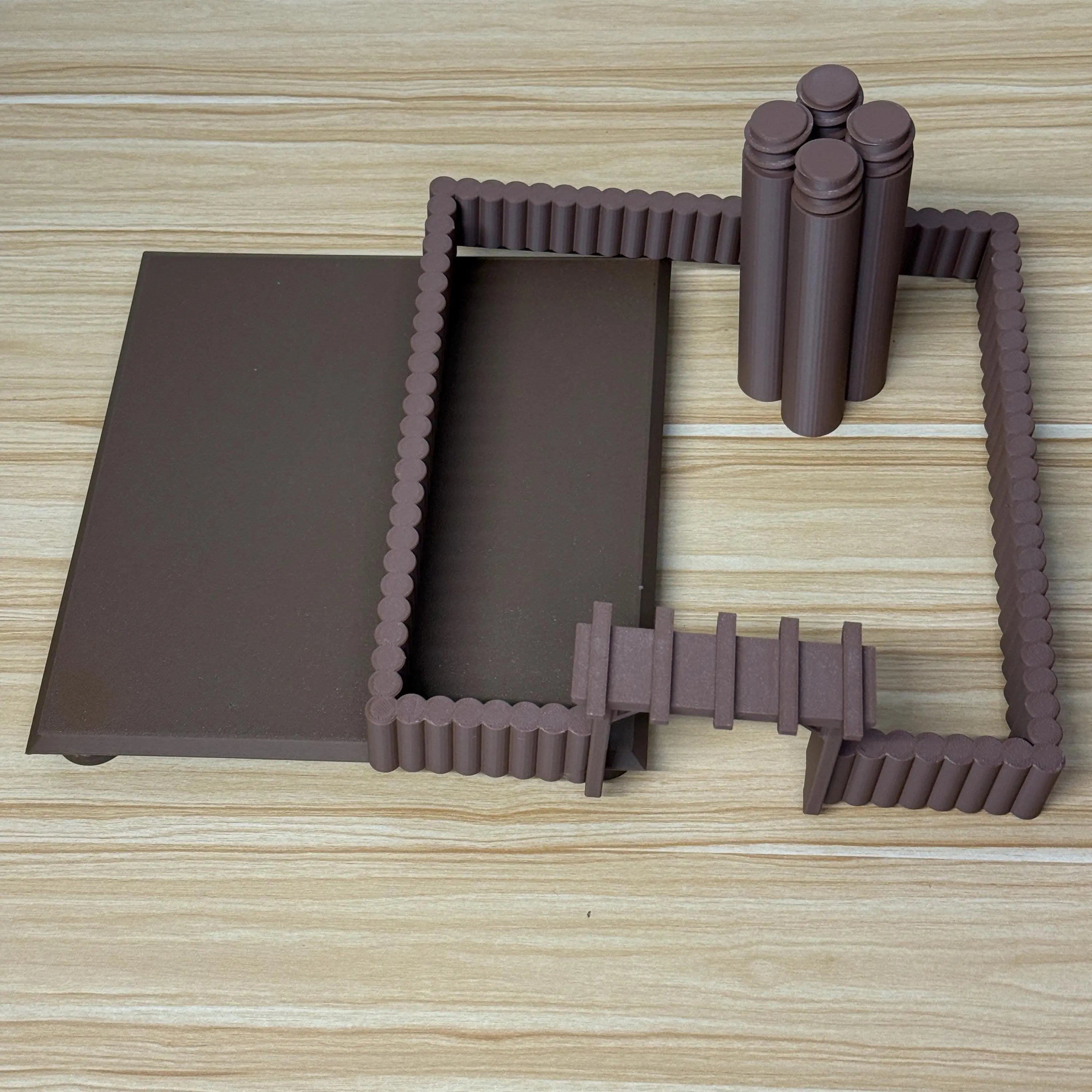 Rectangle Platform with Fence RoseLark Pet Products