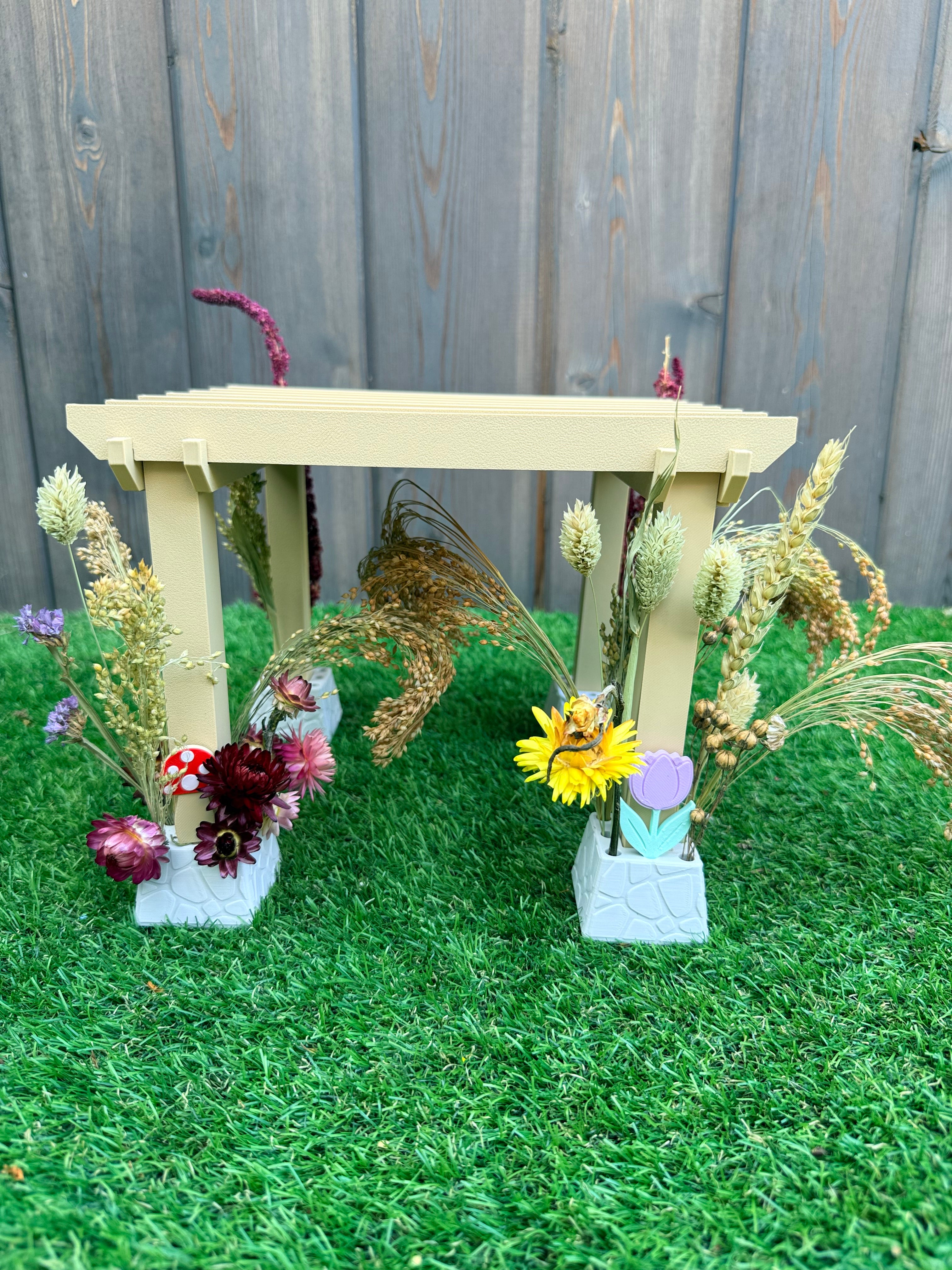 Enchanted Garden Hamster Pergola