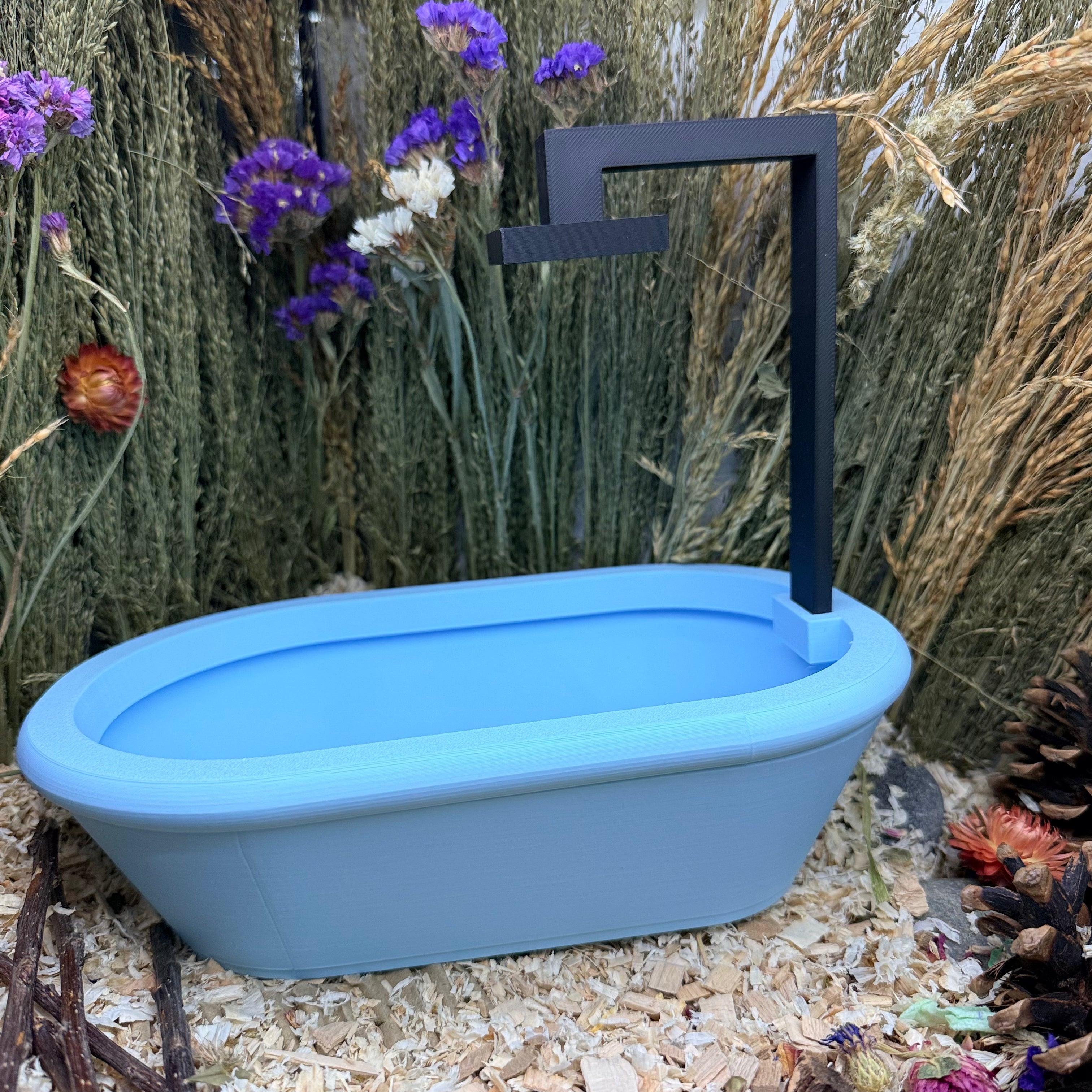 Bathtub Sand Bath & Dig Box RoseLark Pet Products