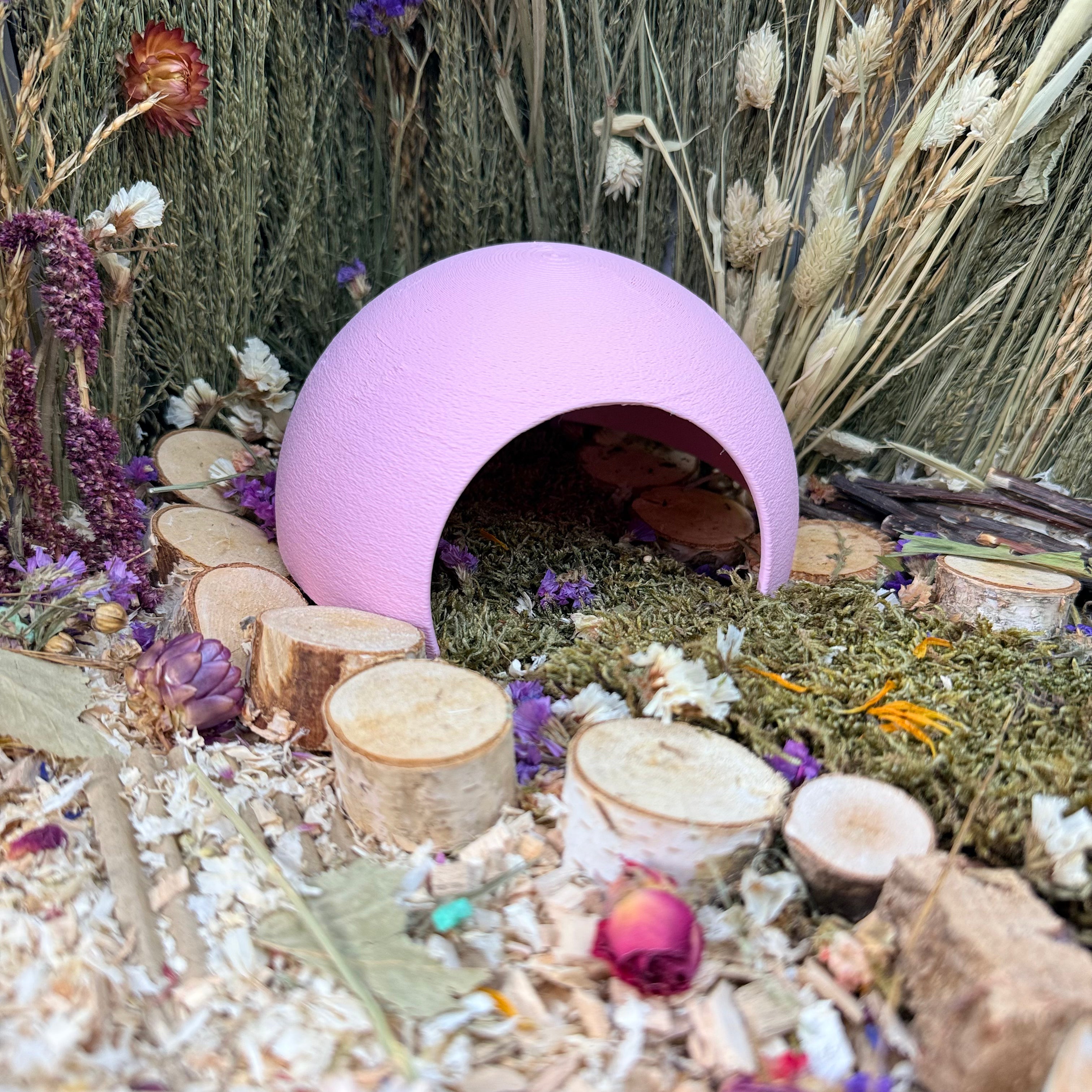 Half Coconut Cave Hamster Hideout