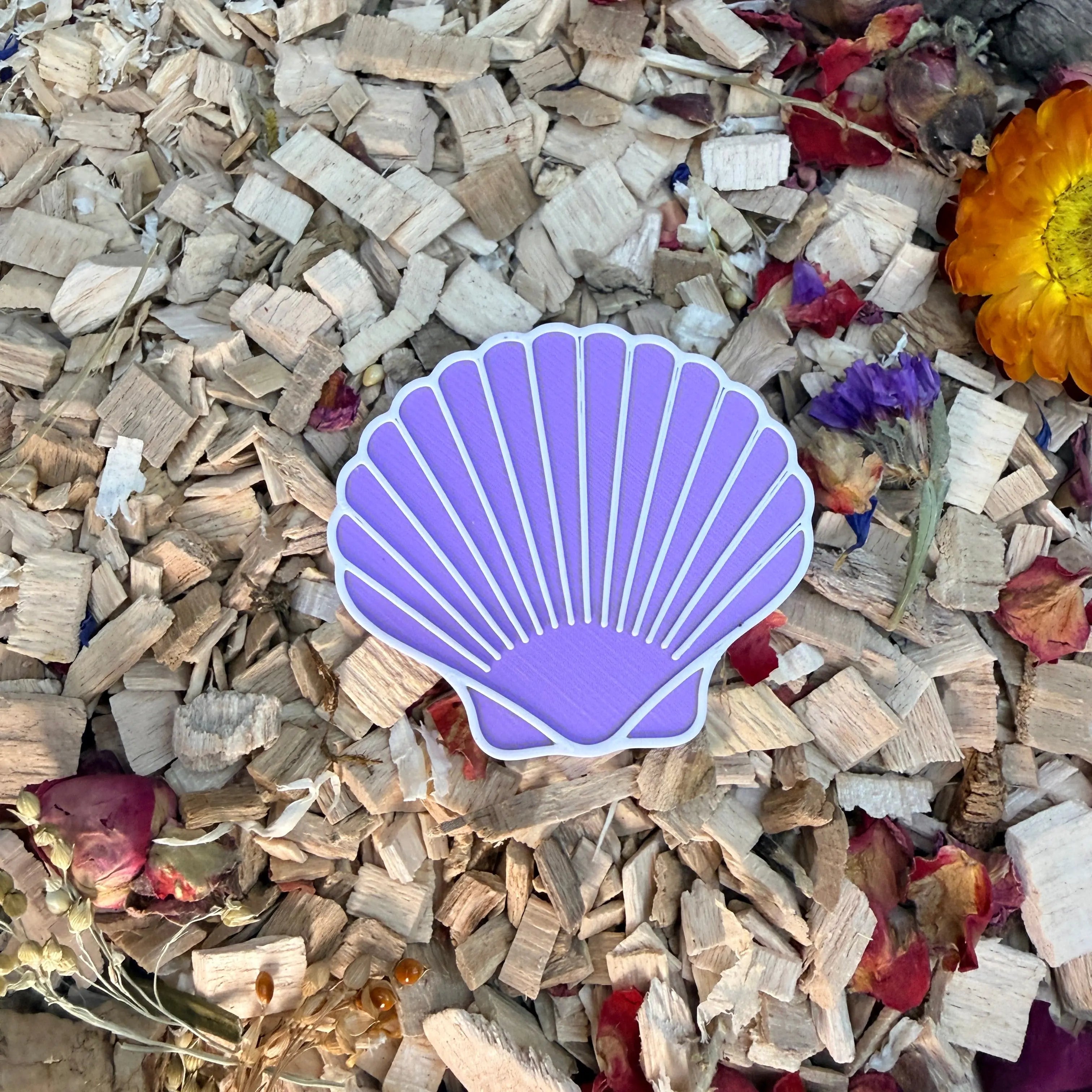 Seashell Stepping Stones – Enclosure Decoration (Set of 3) RoseLark Pet Products