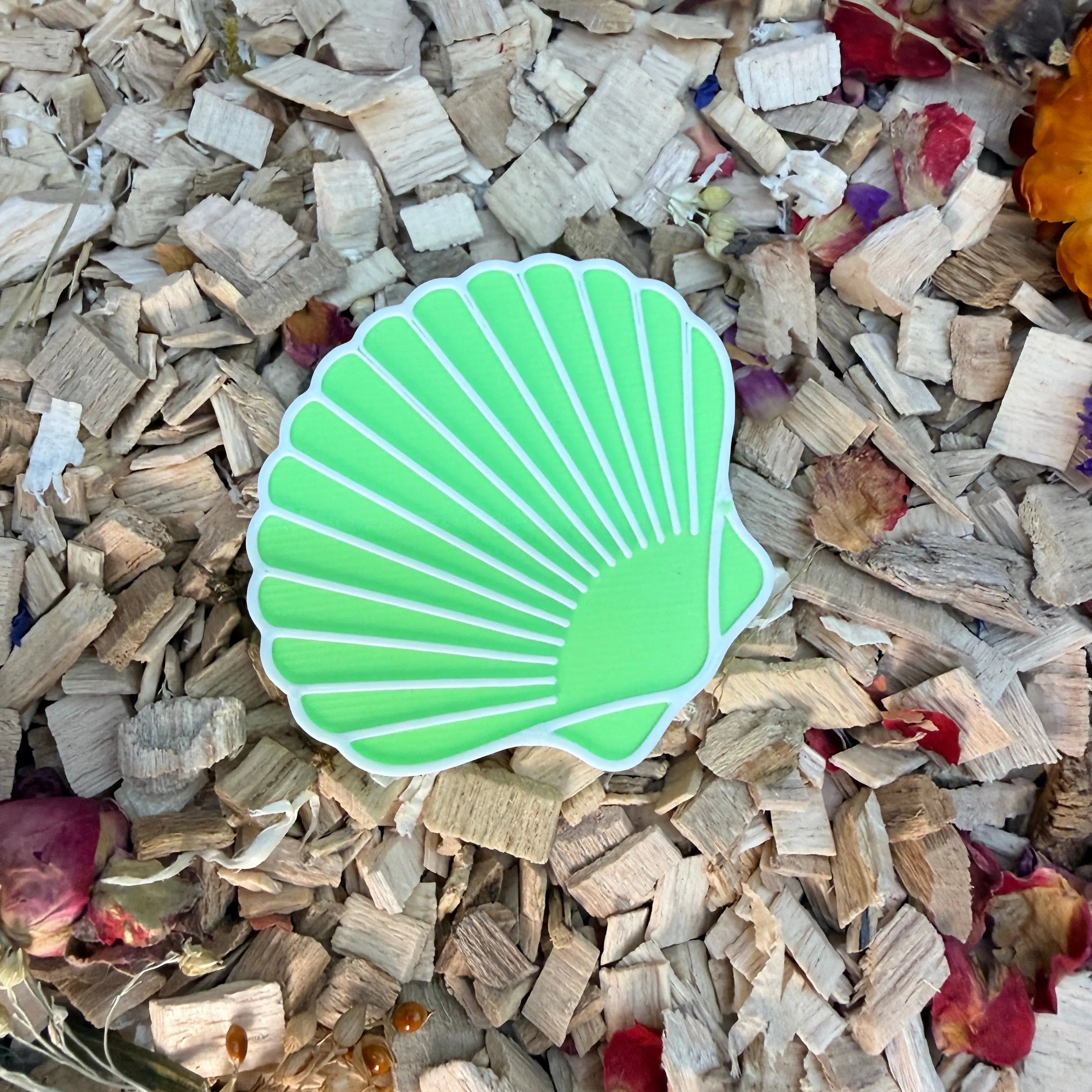 Seashell Stepping Stones – Enclosure Decoration (Set of 3) RoseLark Pet Products