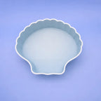 Light blue sea shell–shaped dig box and sand bath for hamsters and small animals