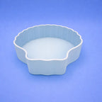 Light blue sea shell–shaped dig box and sand bath for hamsters and small animals