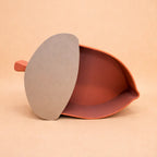 Acorn-shaped sand bath & dig box with partial lid for hamsters and small pets. small animal dig box, gerbil dig box, gerbil sand box,  hamster dig box, hamster digging box, hamster sand dig box, hamster dig box UK, Pets at Home, Roselark Pet Products, Mr Mangos Makes