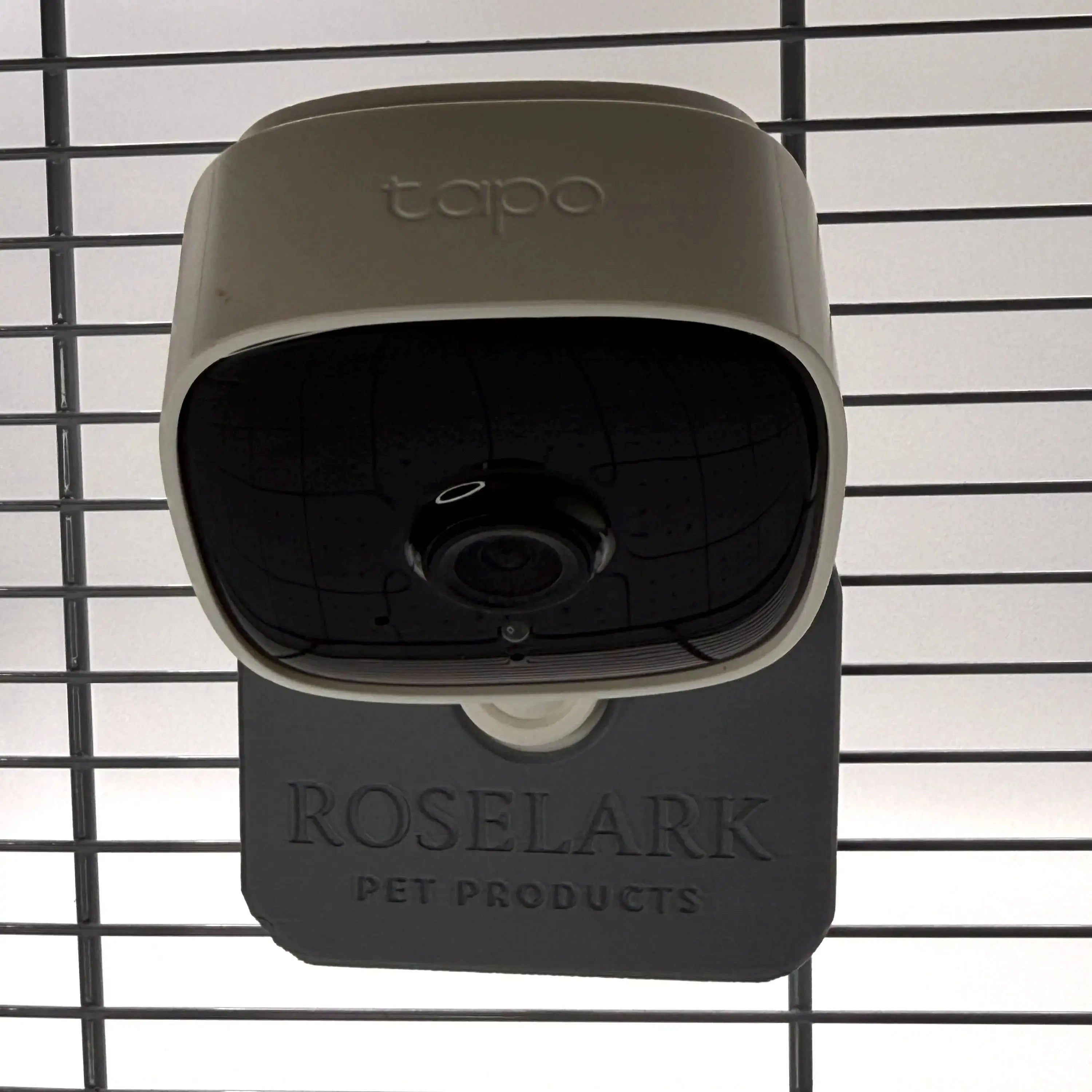 Camera Mount Barred Enclosure Camera Mount for Tapo C100 / C110 / TC60 Cameras RoseLark Pet Products
