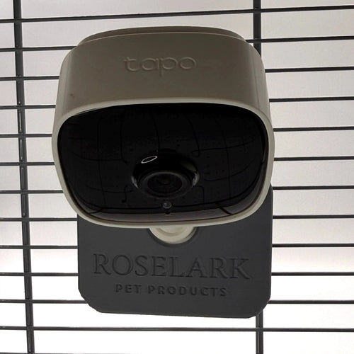 Camera Mount Barred Enclosure Camera Mount for Tapo C100 / C110 / TC60 Cameras RoseLark Pet Products