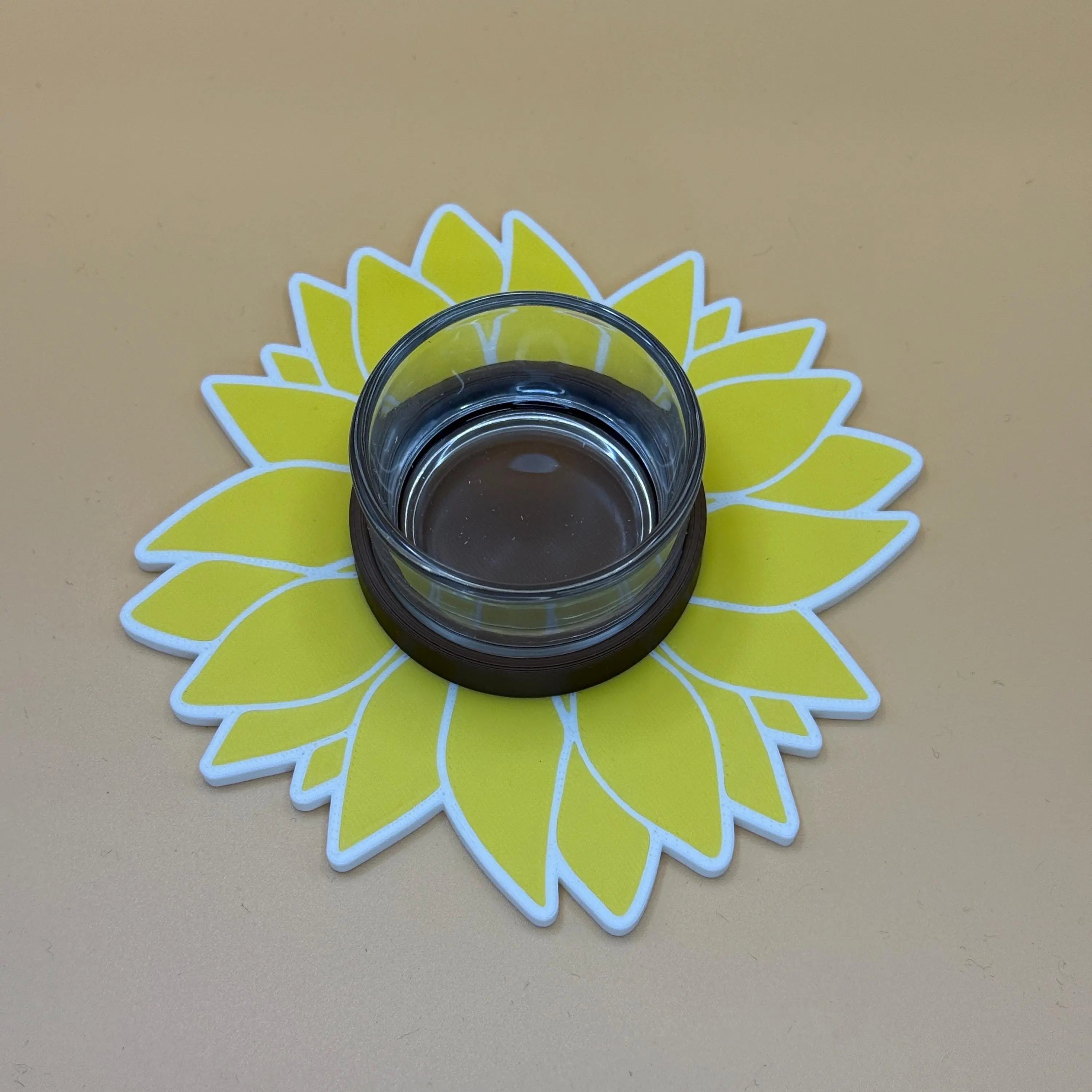 Sunflower Water bowl holder/Food Bowl RoseLark Pet Products