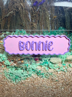 Enclosure Decoration Magnetic Personalised Hamster Name Plaque | RoseLark