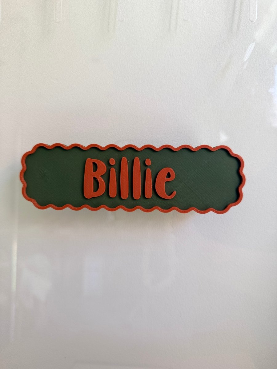 Enclosure Decoration Magnetic Personalised Hamster Name Plaque | RoseLark
