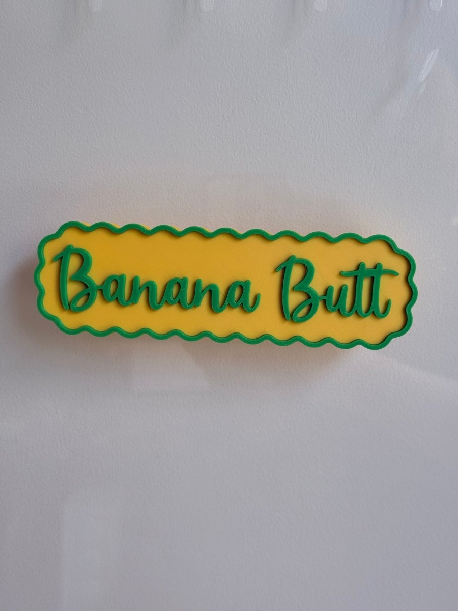Enclosure Decoration Magnetic Personalised Hamster Name Plaque | RoseLark