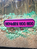 Enclosure Decoration Magnetic Personalised Hamster Name Plaque | RoseLark