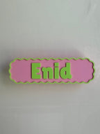Enclosure Decoration Magnetic Personalised Hamster Name Plaque | RoseLark