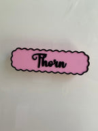Enclosure Decoration Magnetic Personalised Hamster Name Plaque | RoseLark