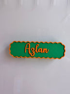 Enclosure Decoration Magnetic Personalised Hamster Name Plaque | RoseLark