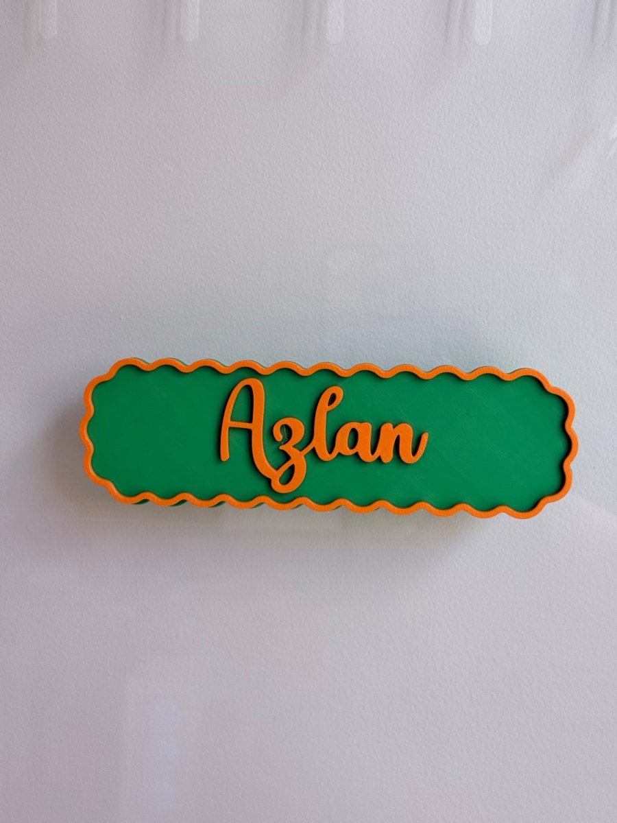 Enclosure Decoration Magnetic Personalised Hamster Name Plaque | RoseLark