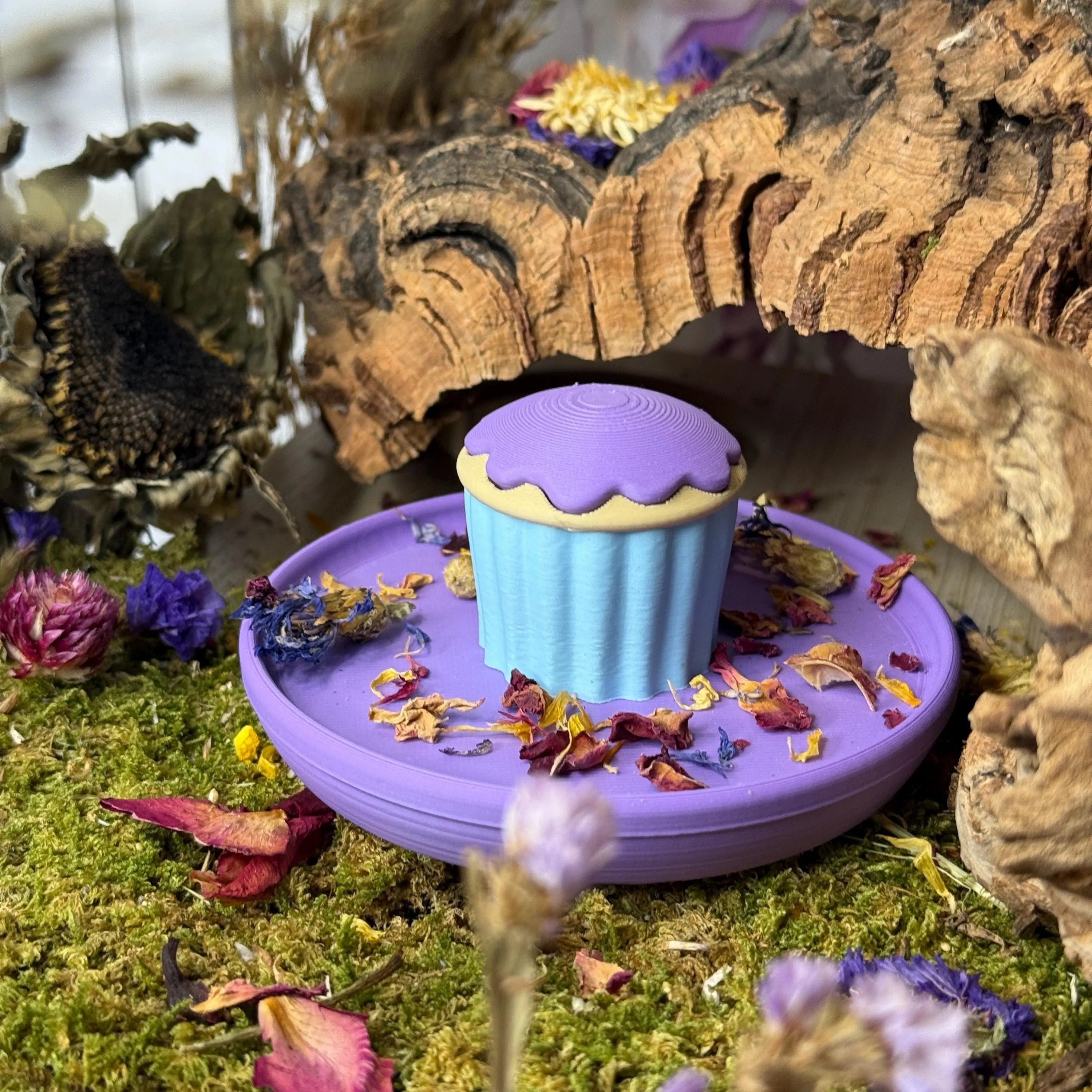 Food Bowl Cupcake Dish RoseLark Pet Products