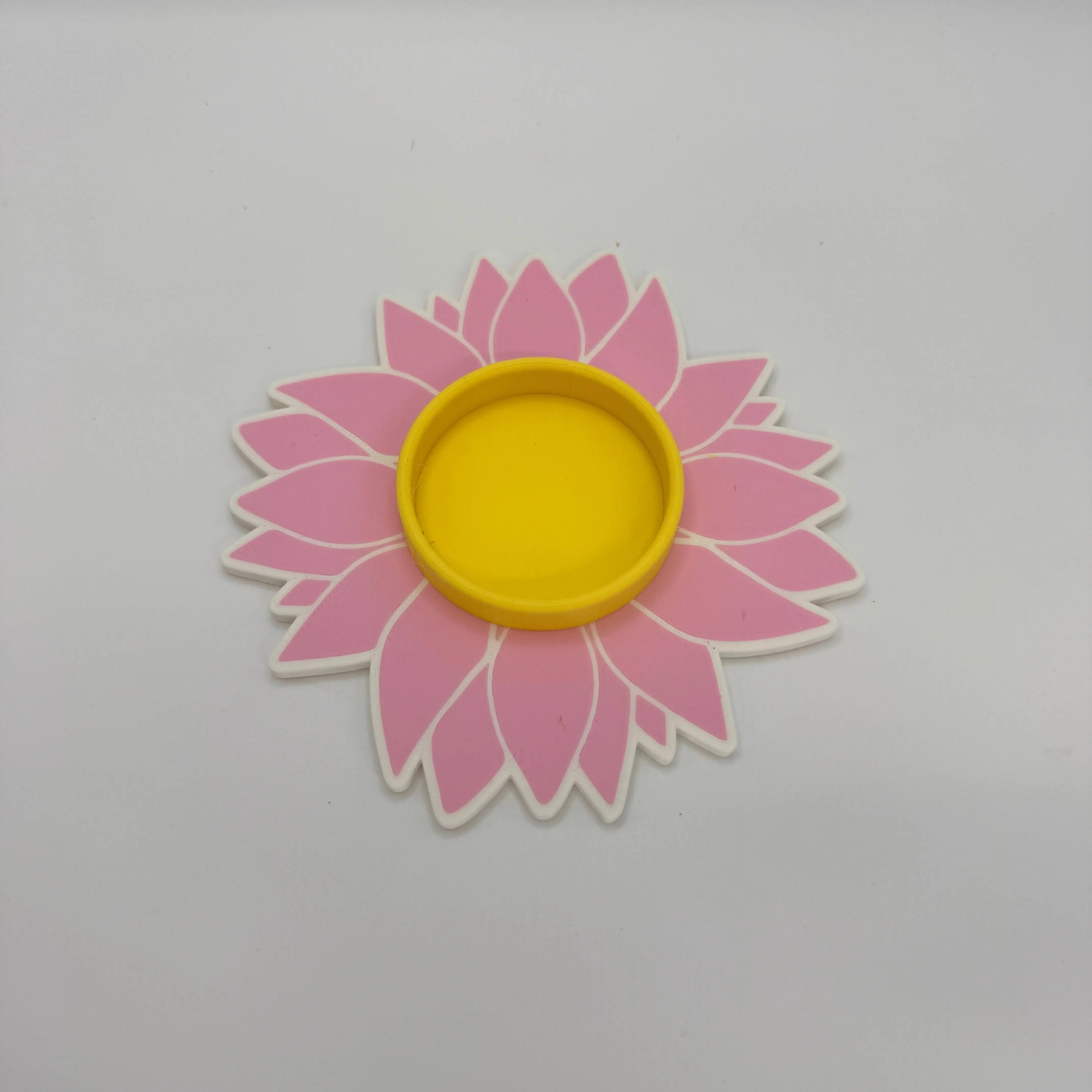 Food Bowl Sunflower Water bowl holder/Food Bowl RoseLark Pet Products