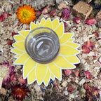 Food Bowl Sunflower Water bowl holder/Food Bowl RoseLark Pet Products
