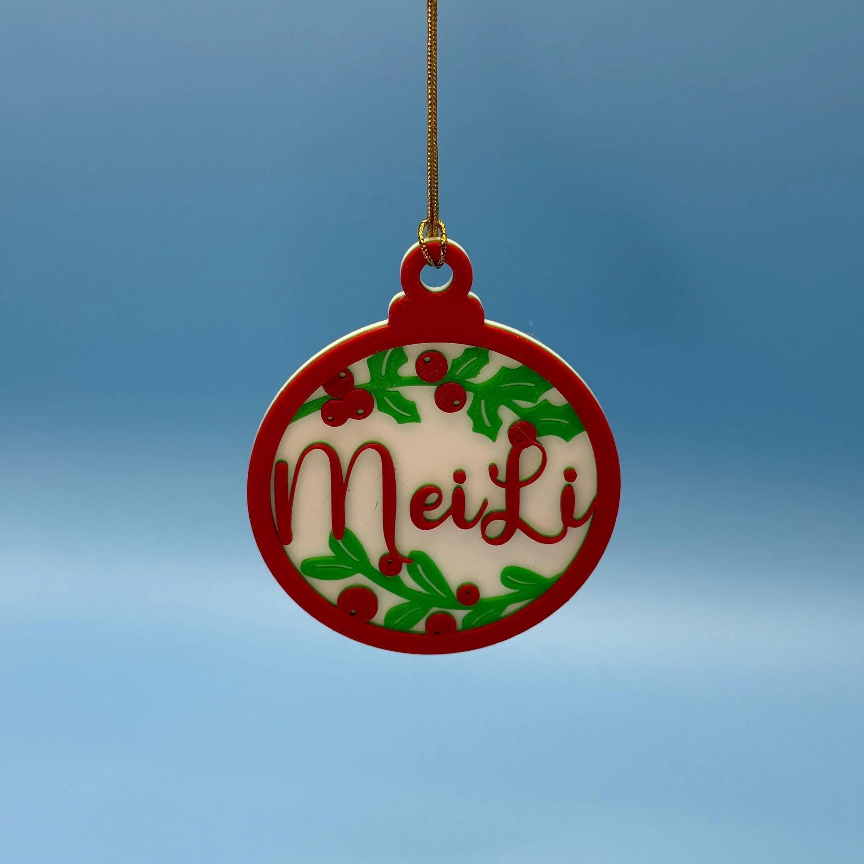 Gifts Personalized Christmas Ornament RoseLark Pet Products