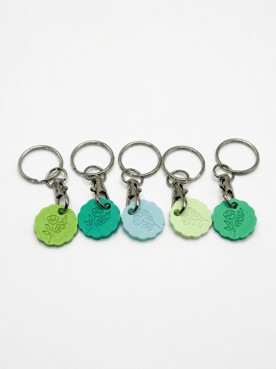 Gifts RoseLark Trolley Token Keyring – Mystery Colour | RoseLark