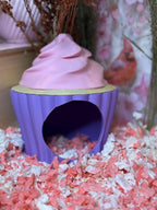 Cupcake Hide — Closed Base Small Pet Hideout RoseLark Pet Products