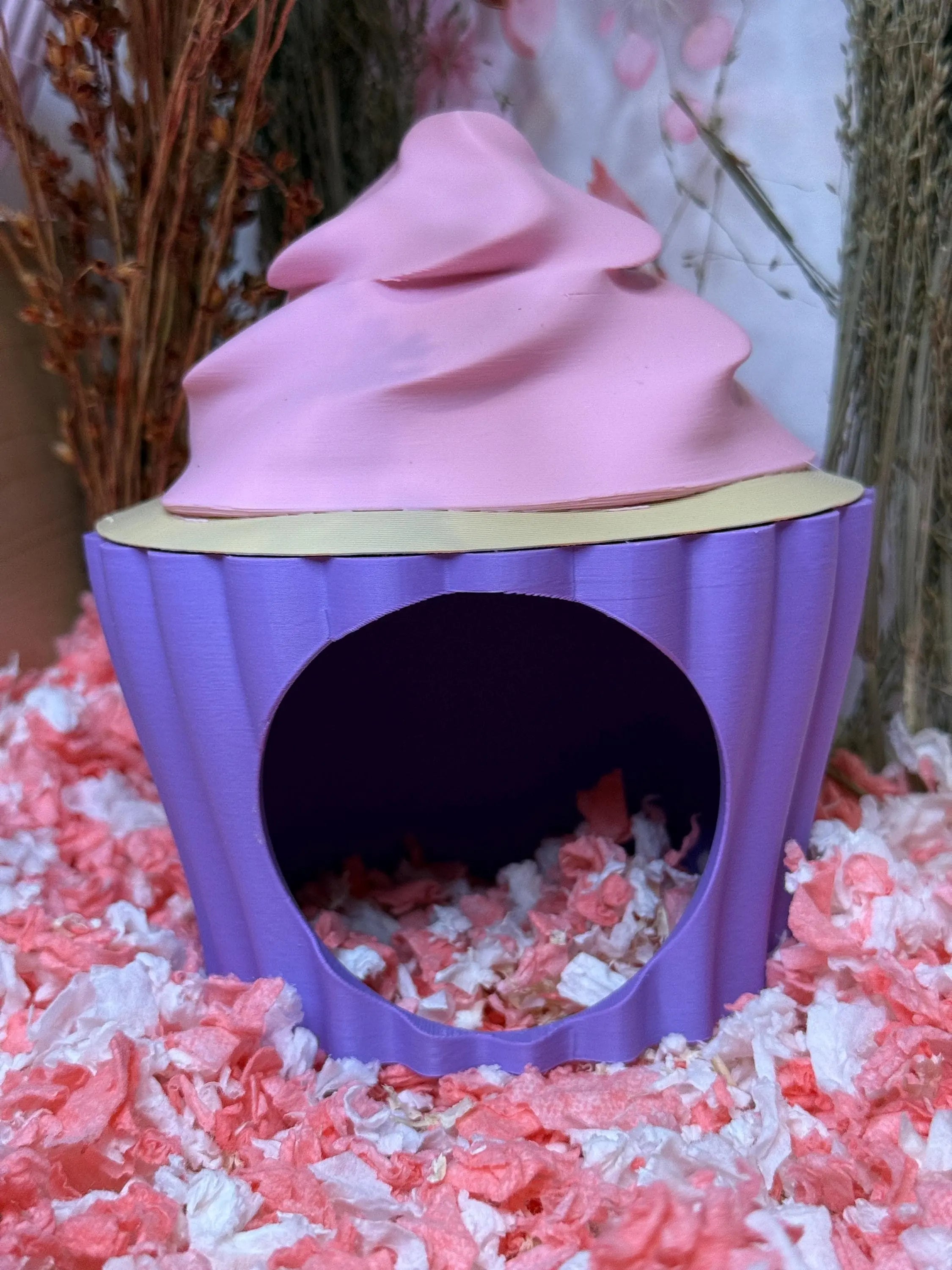 Cupcake Hide — Closed Base Small Pet Hideout RoseLark Pet Products