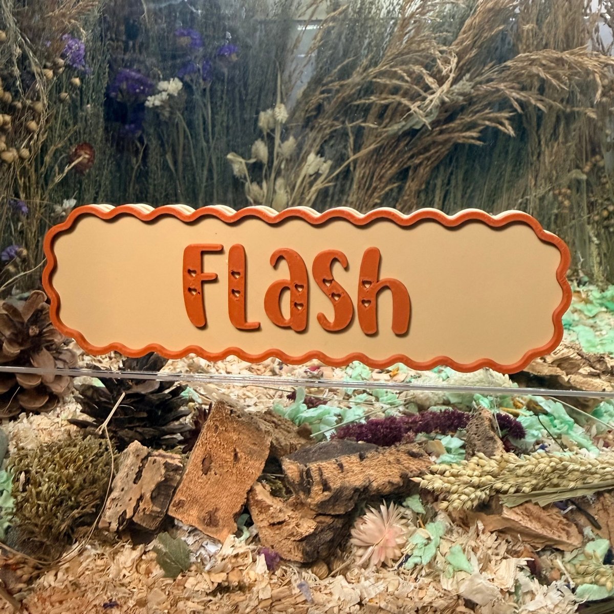 Magnetic Personalised Hamster Name Plaque | RoseLark