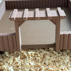 Platform Hamster Platform with Fence 25cm – Stable Platform for Wheel or Sand Bath RoseLark Pet Products