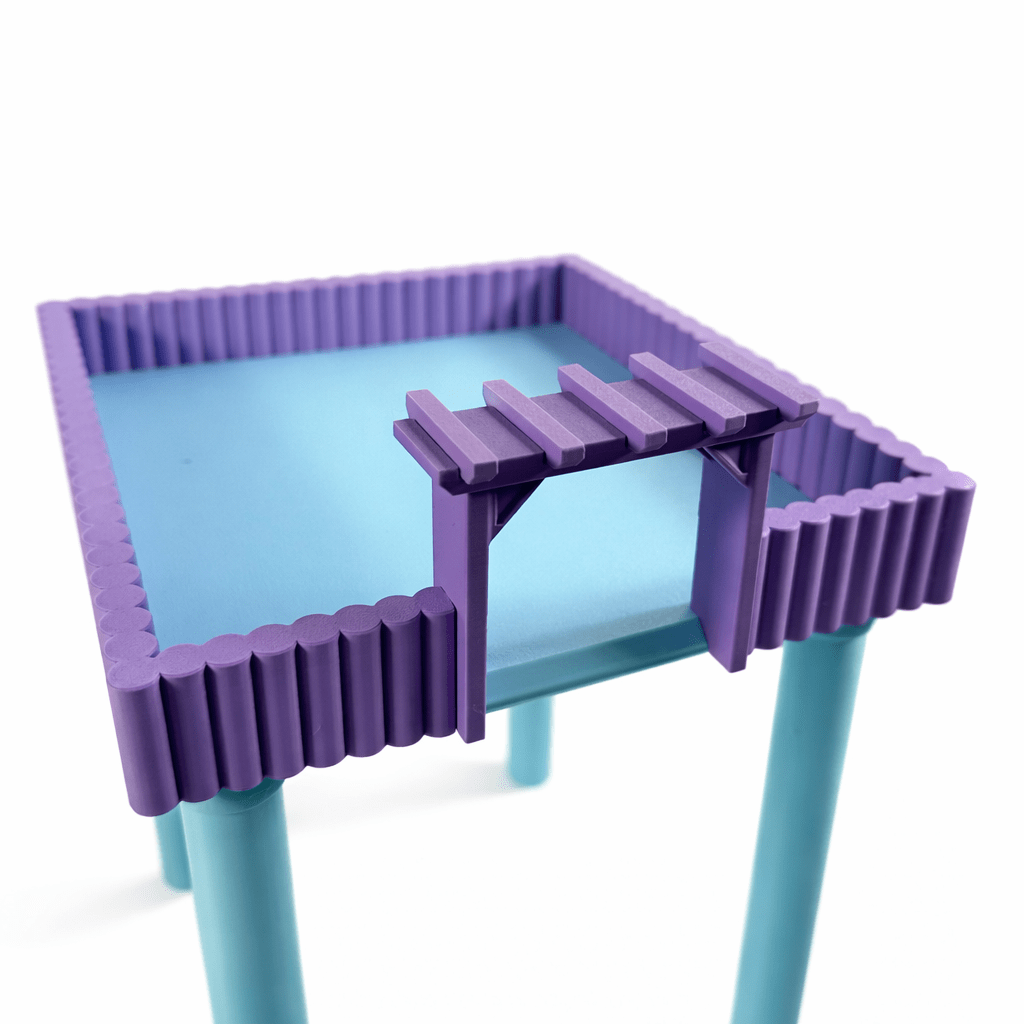 Platform Hamster Platform with Fence 25cm – Stable Platform for Wheel or Sand Bath RoseLark Pet Products