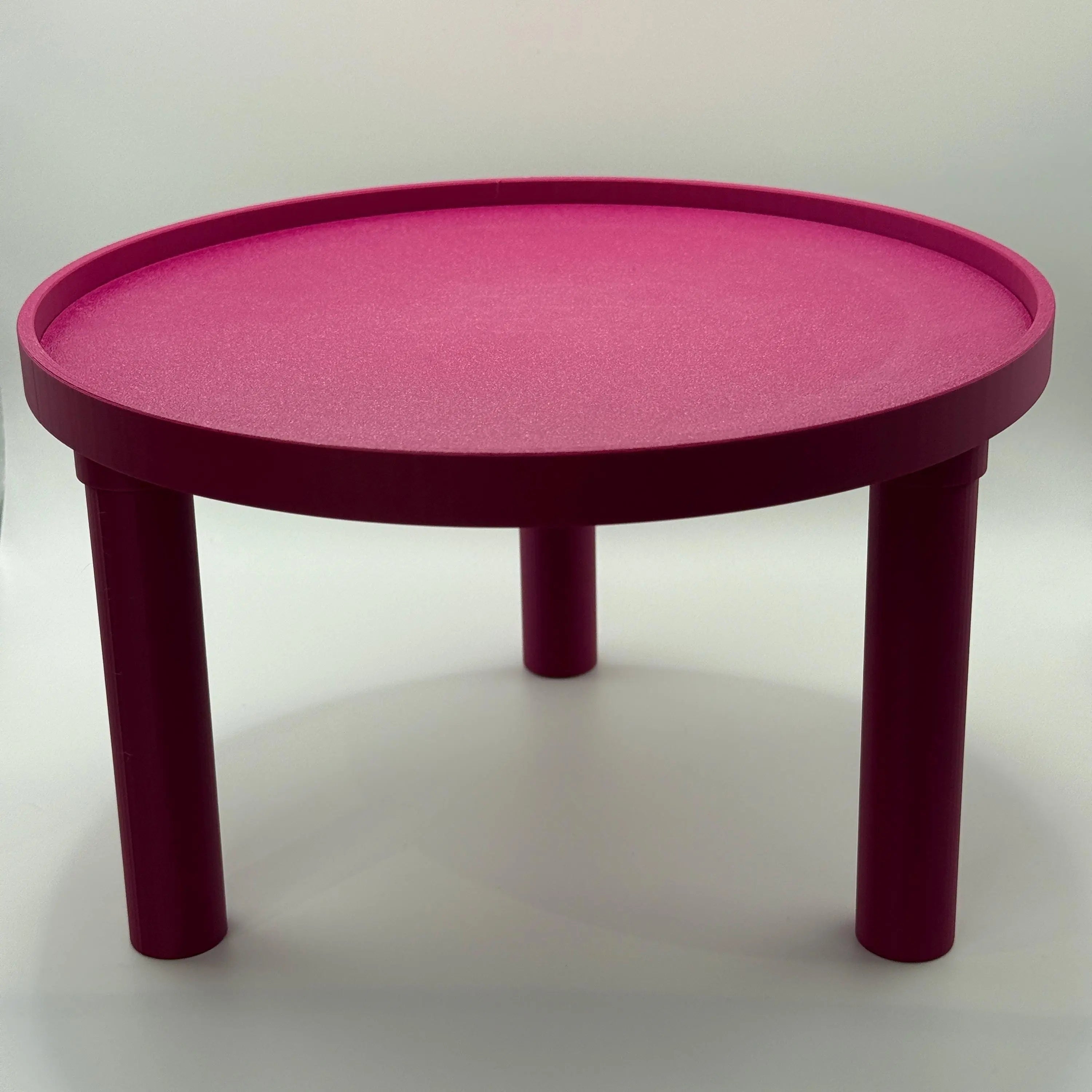 Platform Round Pet Sand Bath Platform – with Optional Lip RoseLark Pet Products