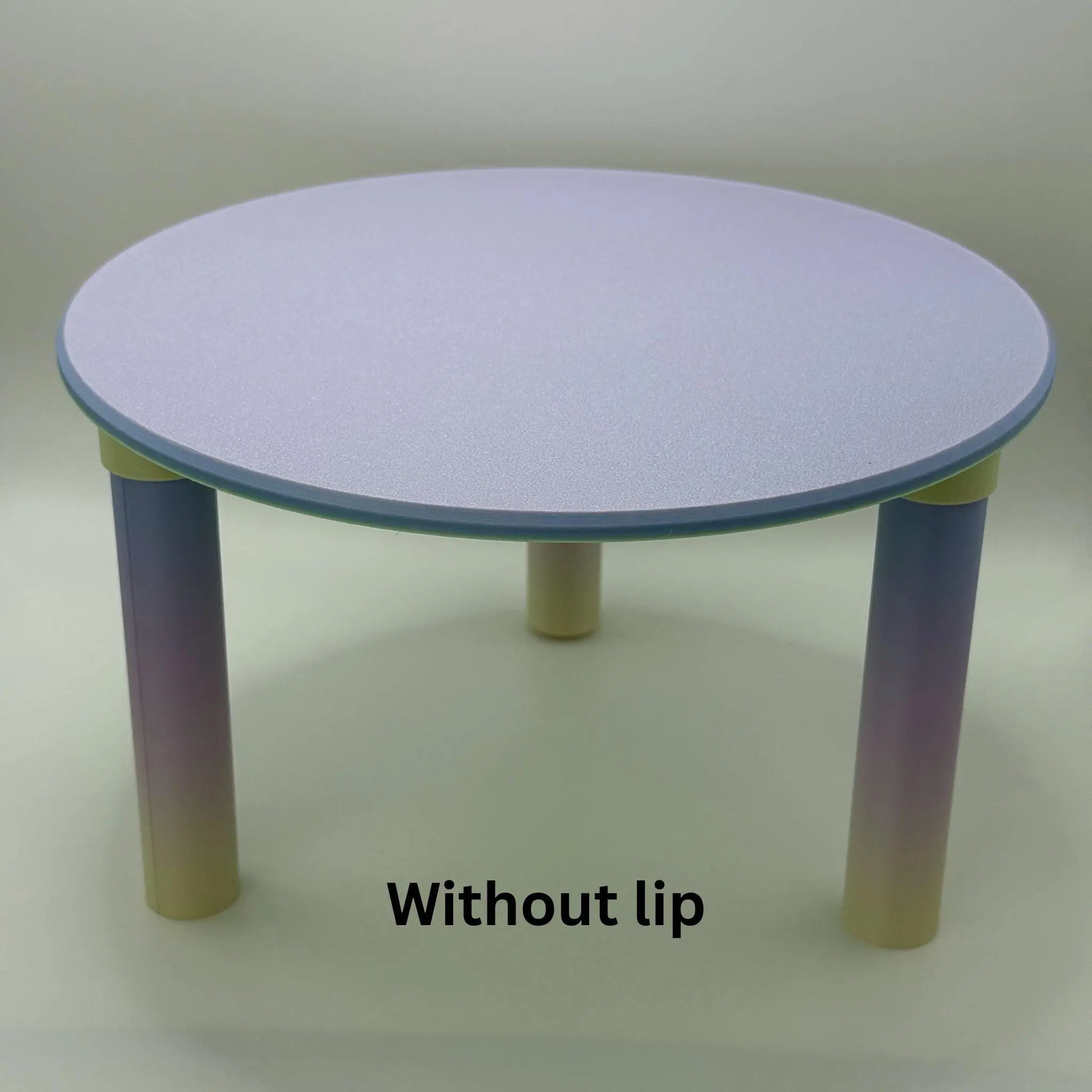 Platform Round Pet Sand Bath Platform – with Optional Lip RoseLark Pet Products
