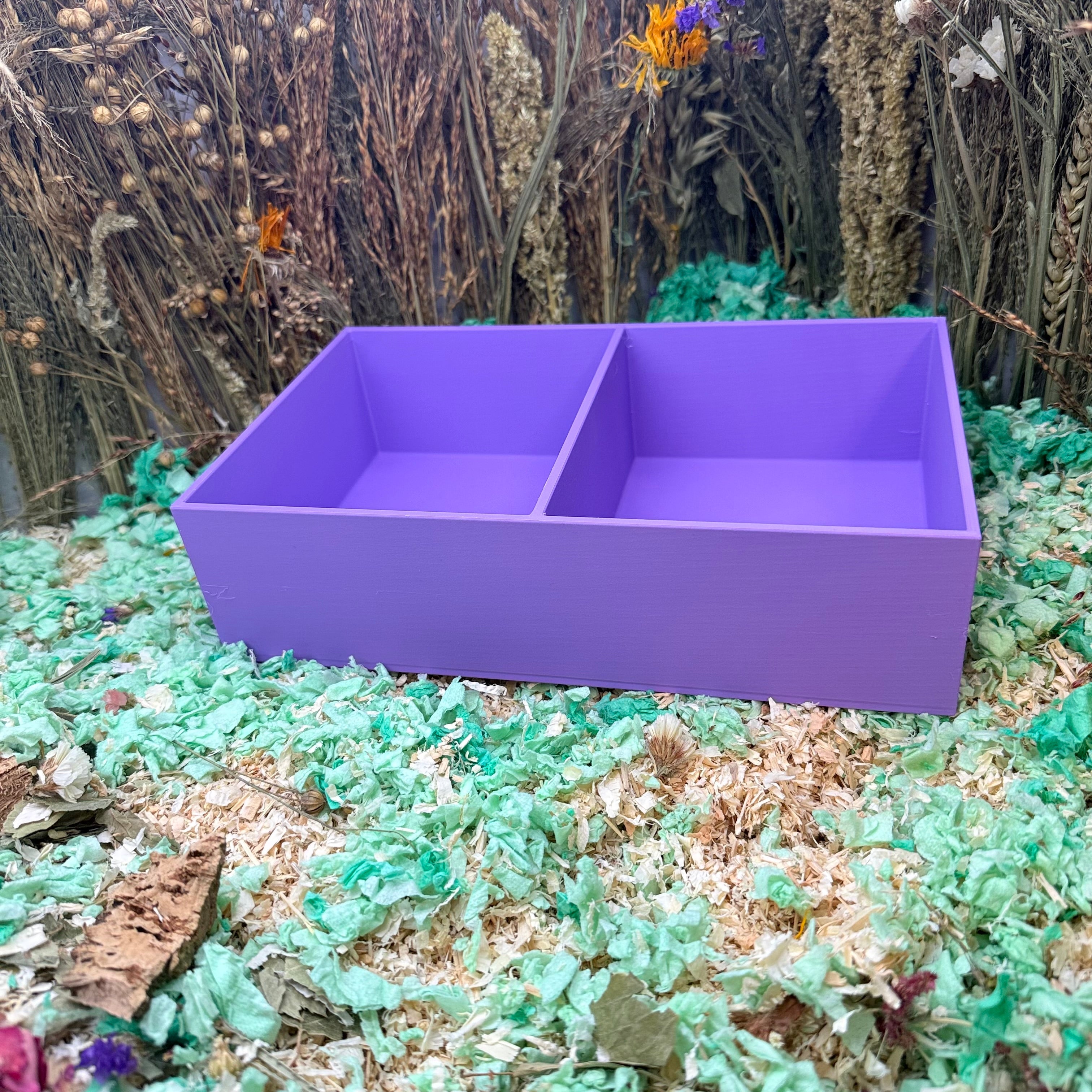 Sand Bath / Dig Box 2 Section Sand Bath & Dig Box | RoseLark