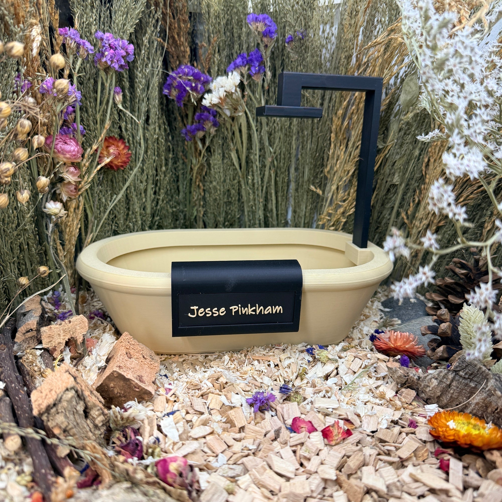 Sand Bath / Dig Box Bathtub Sand Bath & Dig Box RoseLark Pet Products