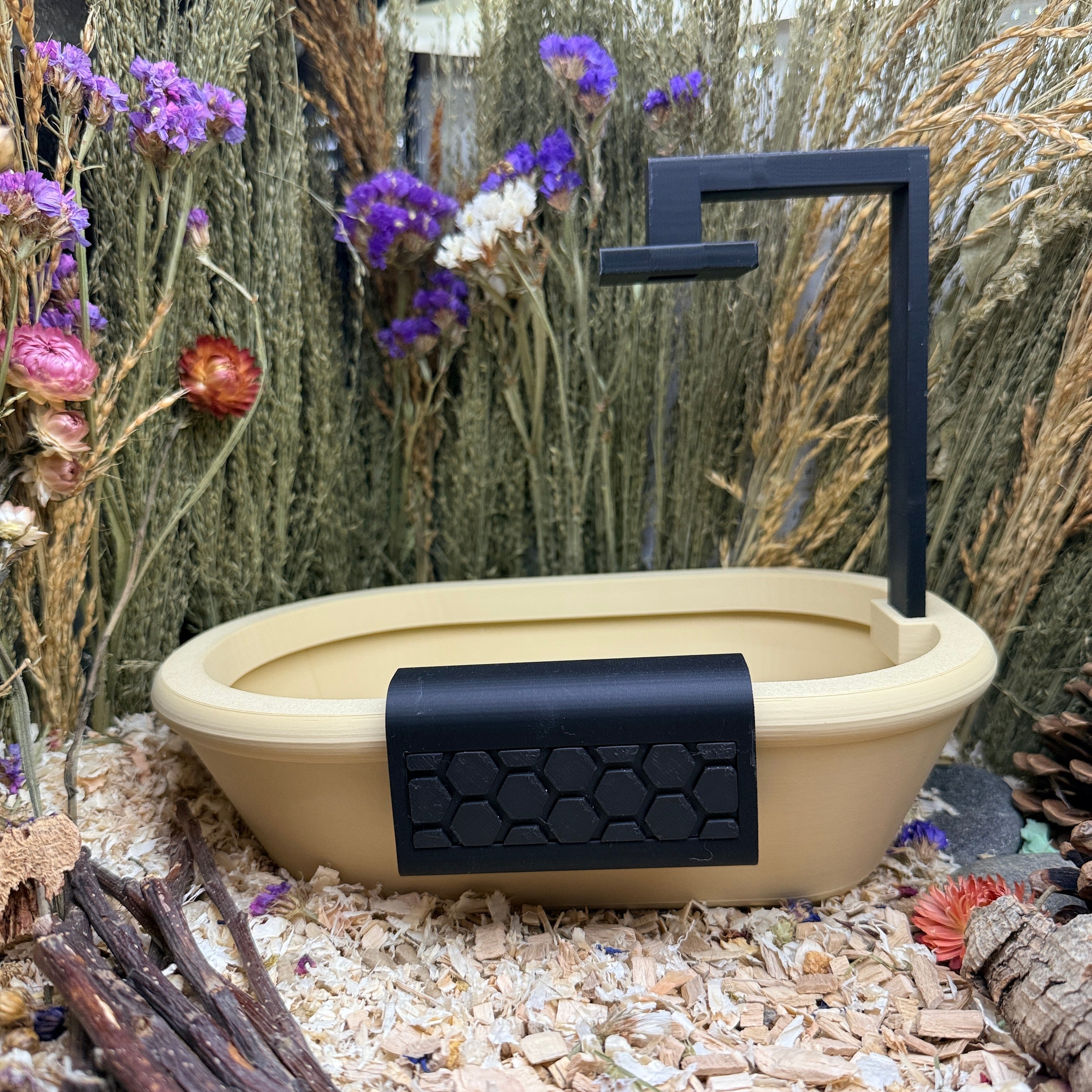 Sand Bath / Dig Box Bathtub Sand Bath & Dig Box RoseLark Pet Products