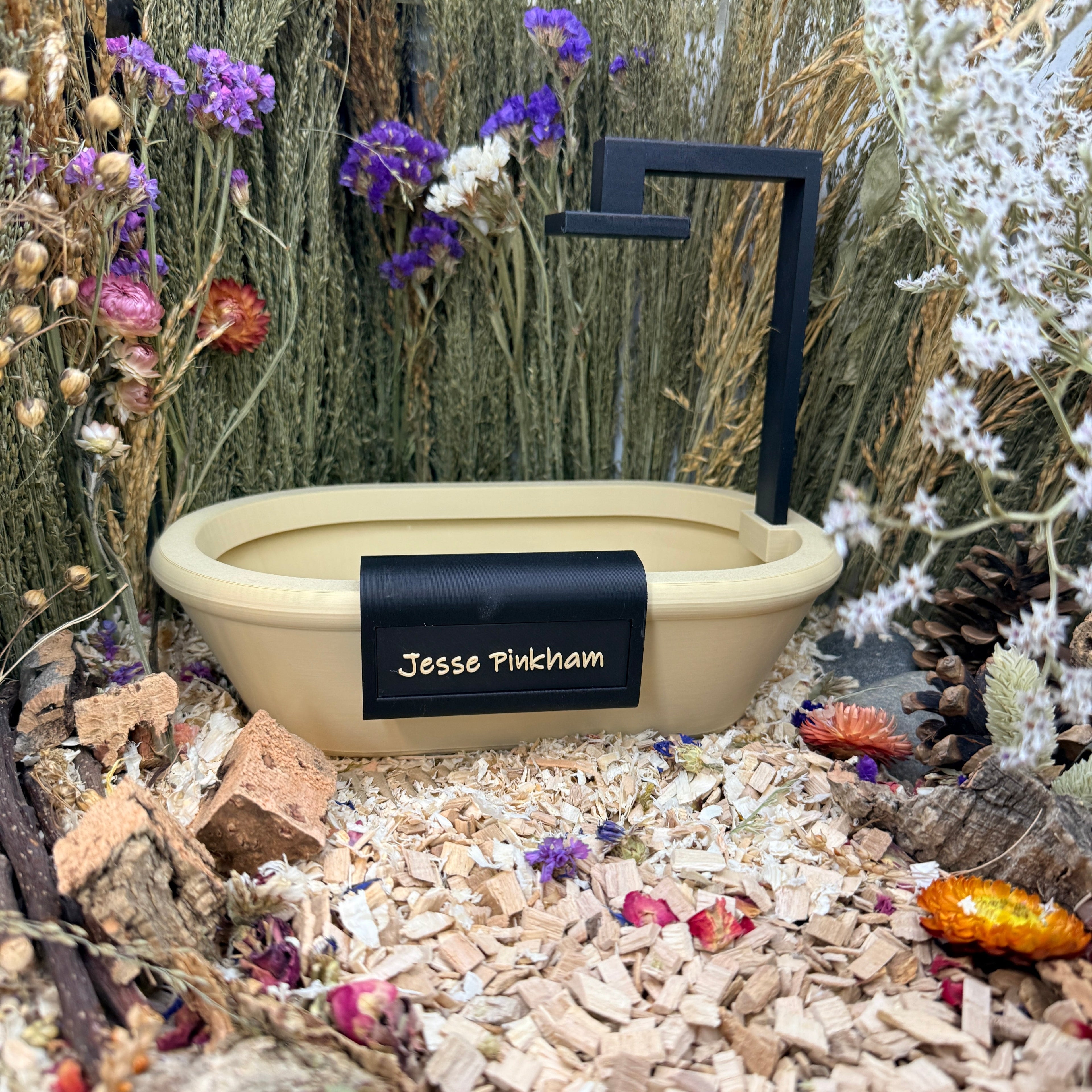 Sand Bath / Dig Box Bathtub Sand Bath & Dig Box RoseLark Pet Products