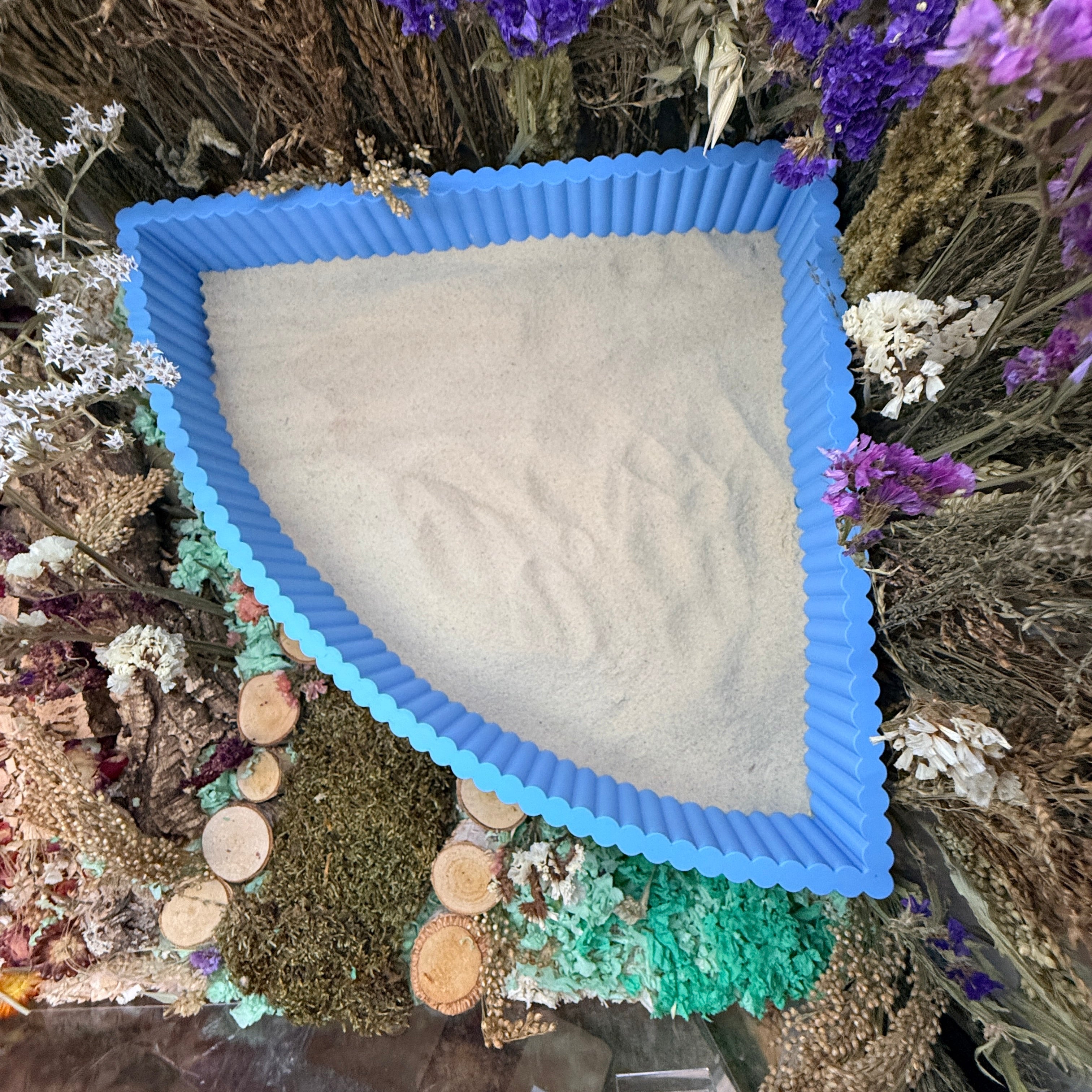 Sand Bath / Dig Box Corner Sand Bath RoseLark Pet Products