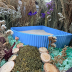 Sand Bath / Dig Box Corner Sand Bath RoseLark Pet Products
