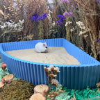 Sand Bath / Dig Box Corner Sand Bath RoseLark Pet Products
